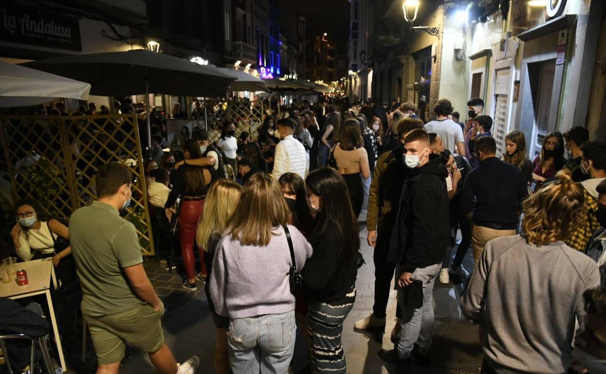 Imagen de Vegueta en la noche del viernes. 