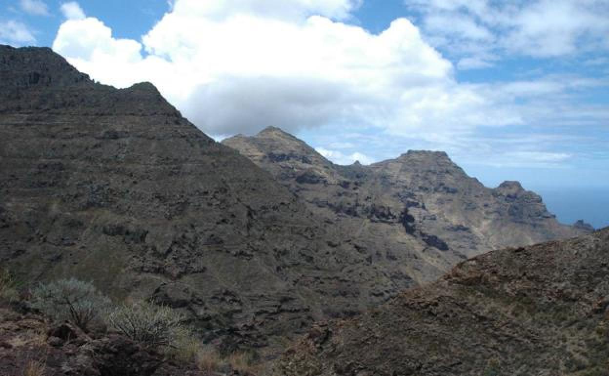 Vista de los paisajes de Guguy o Güigüí. 