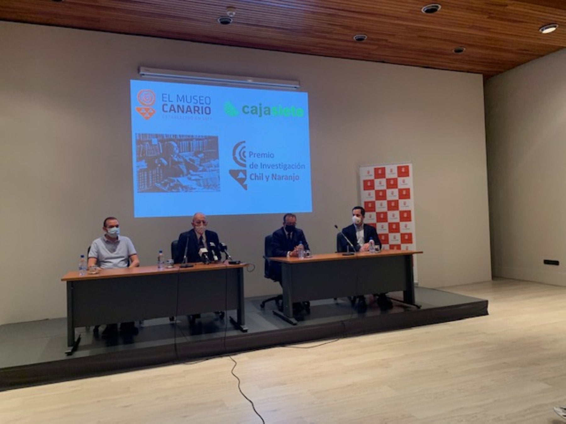 Acto de entrega del premio Greogorio Chil y Naranjo. 