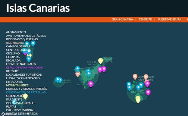 Canarias estrena su presencia en Fitur con la geolocalización como novedad