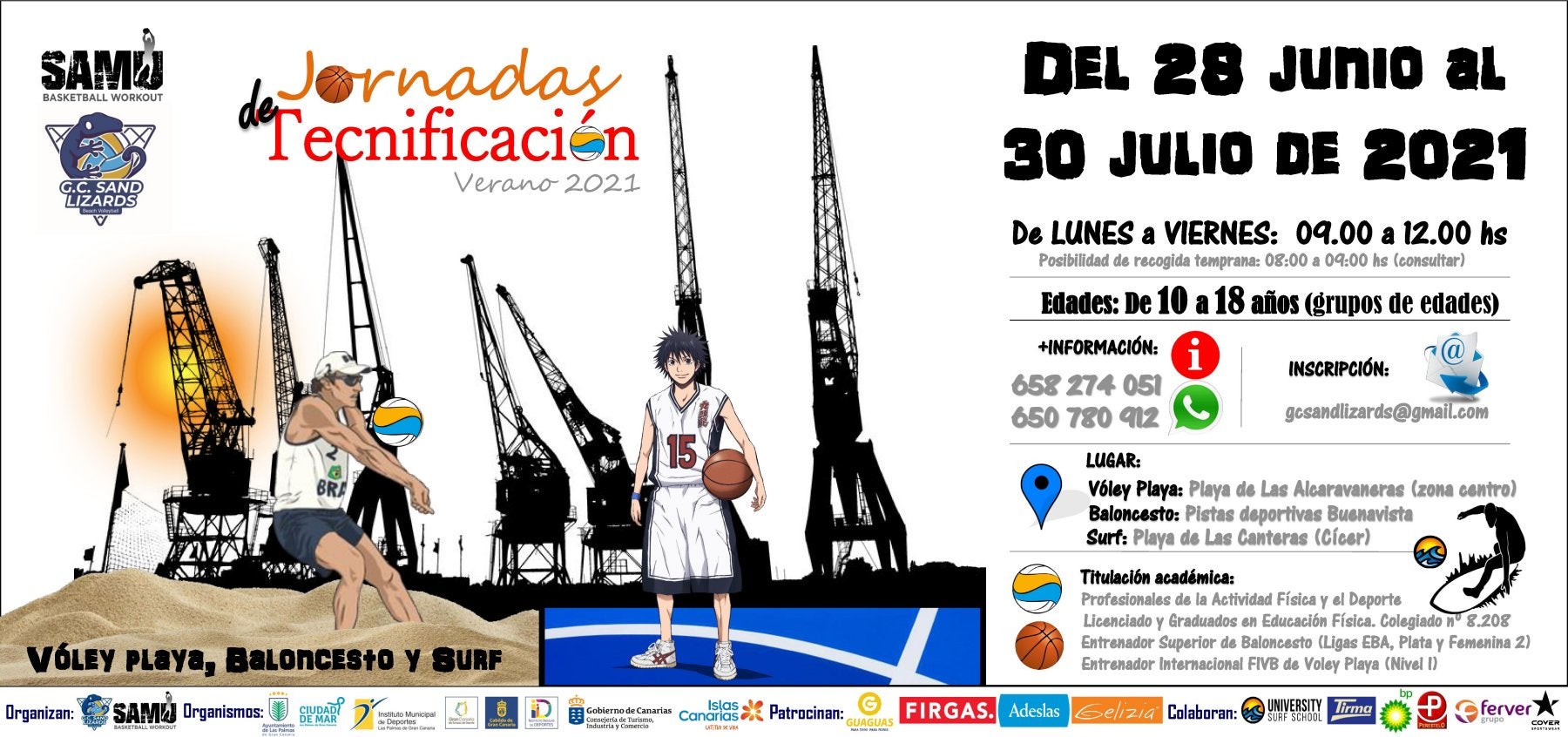 Cartel anunciador de las Jornadas de Tecnificación. 