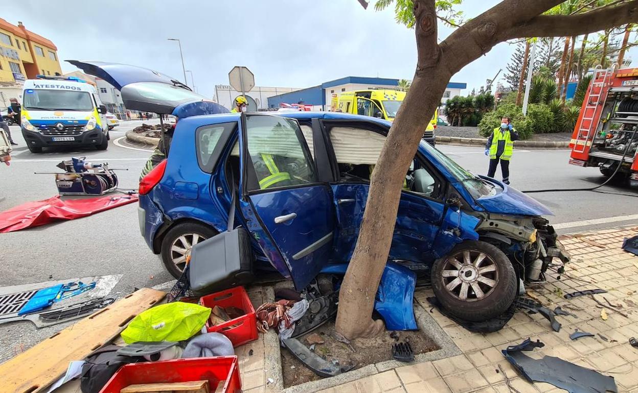 Imagen del accidente