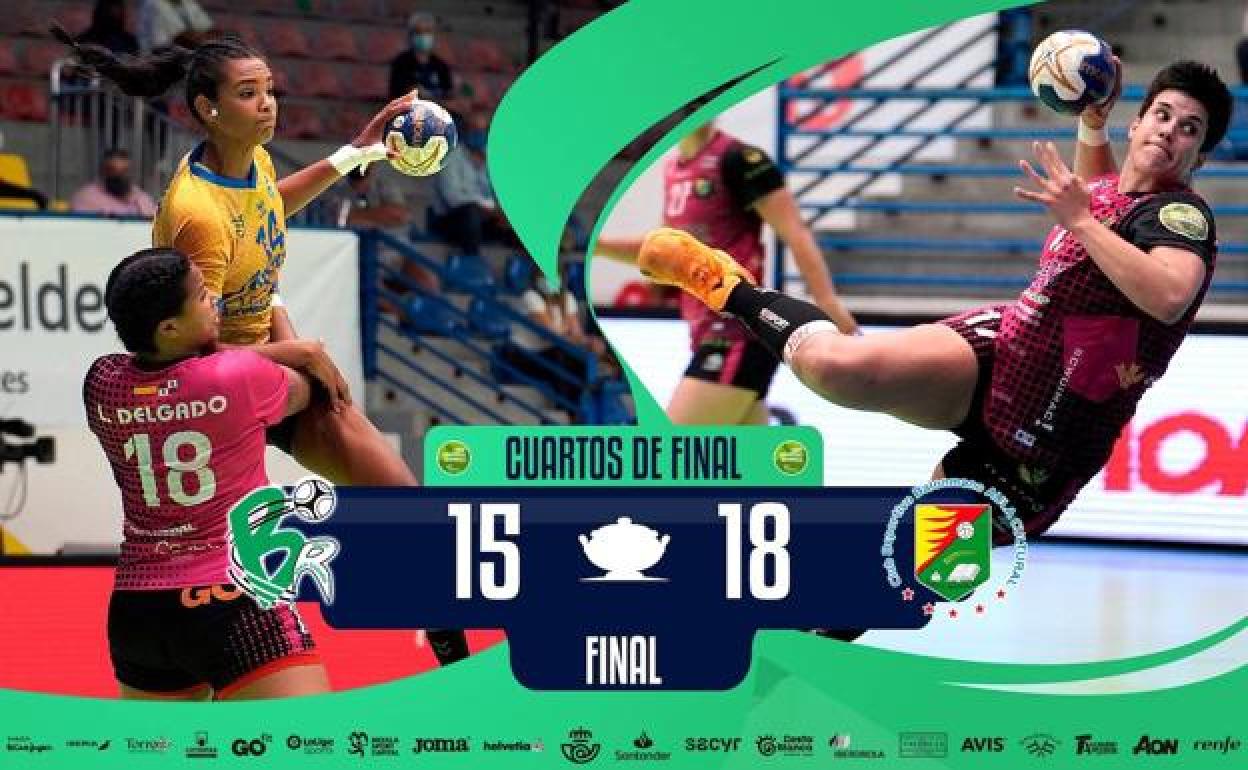 El Rocasa se despide a la primera de la Copa de la Reina (15-18)