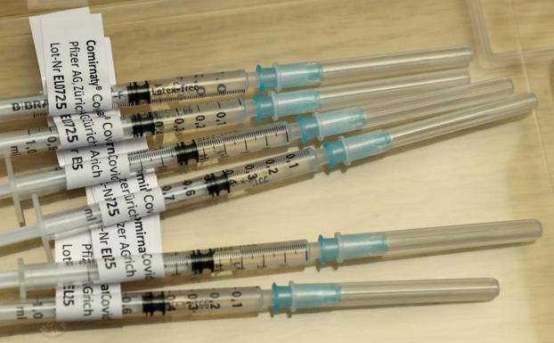 Imagen de uno de los vacunódromos de Canarias. 