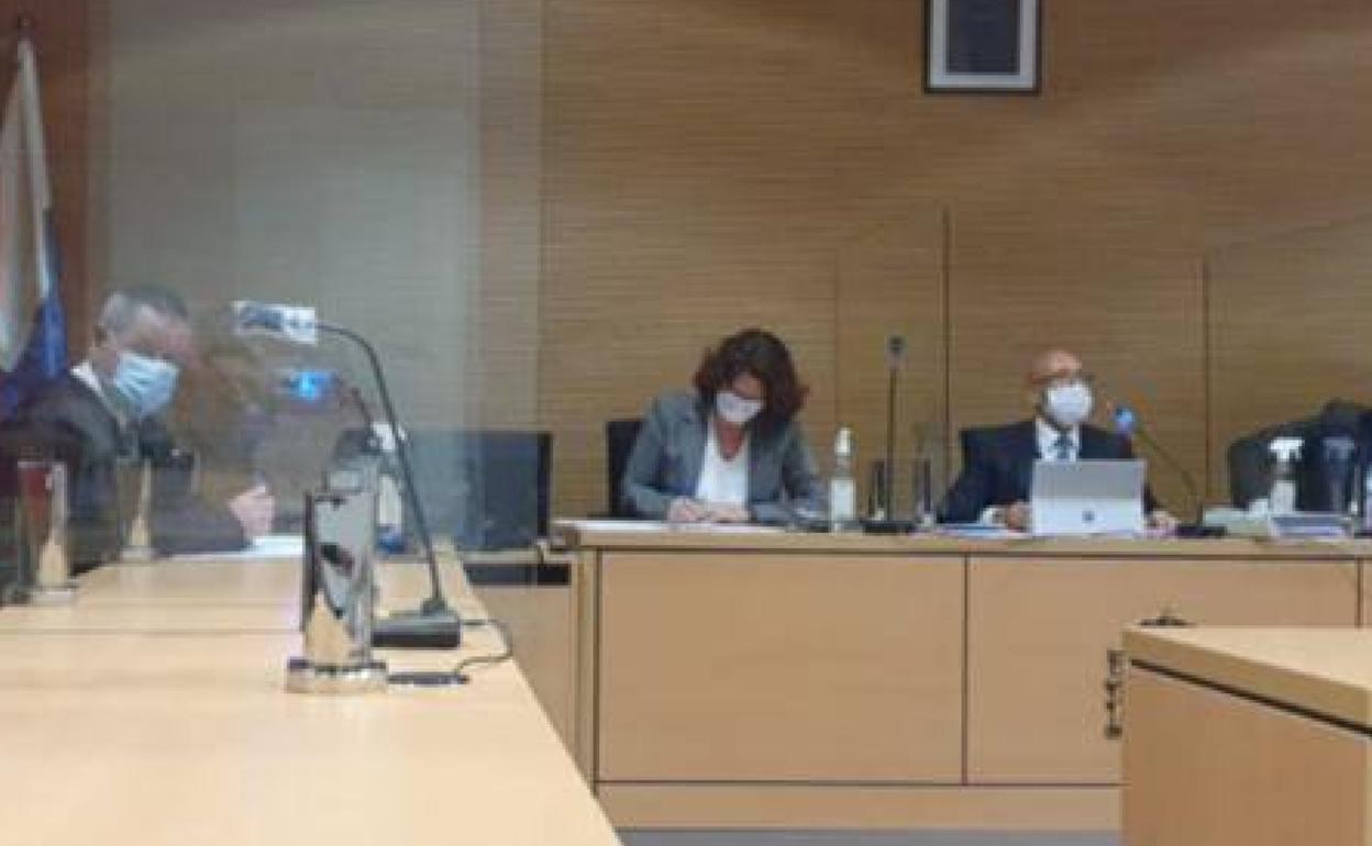 Imagen del juicio del Tribunal de la Sección Sexta de la Audiencia Provincial de Las Palmas. 