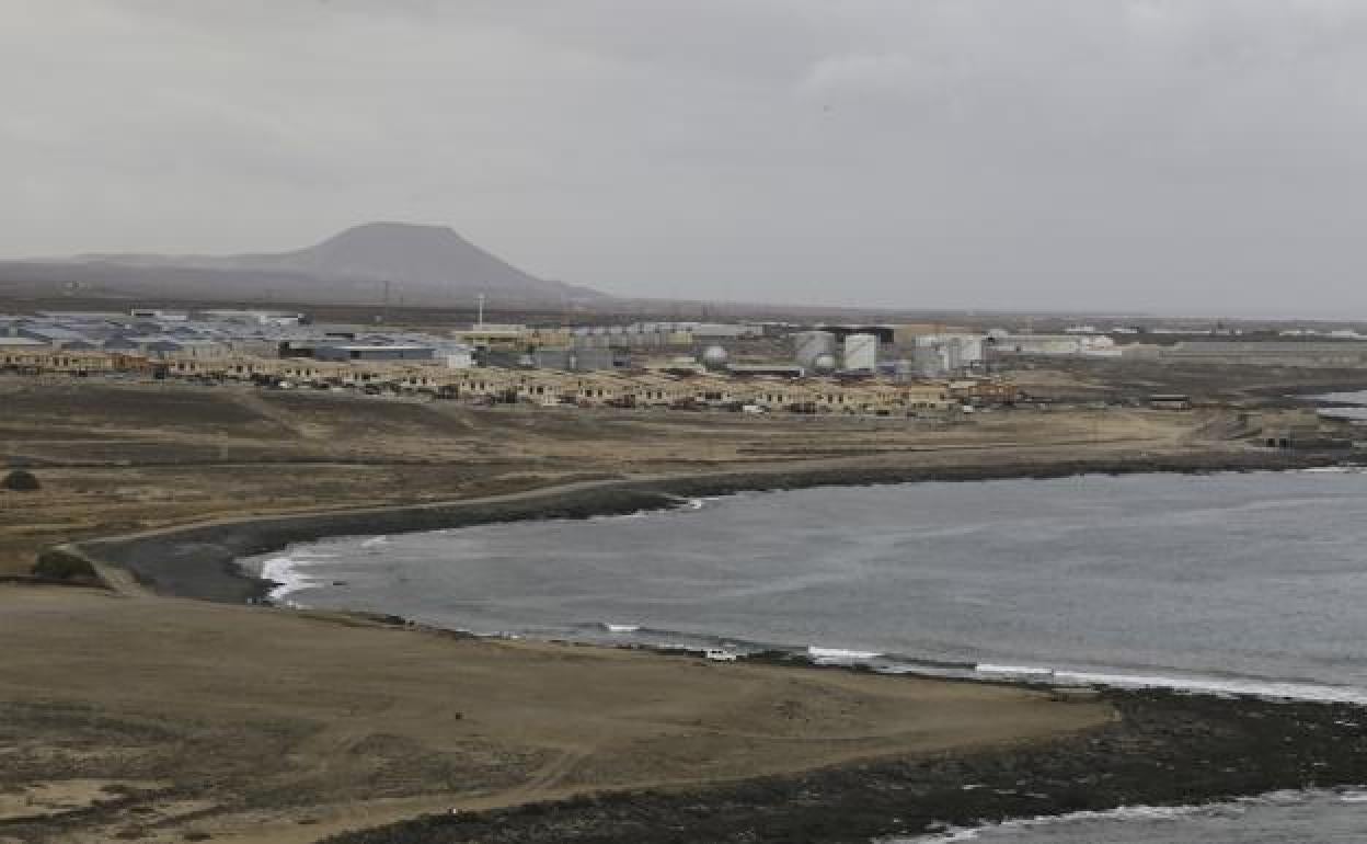 Instalaciones de Disa en la zona de La Hondura, al norte de Puerto del Rosario. 