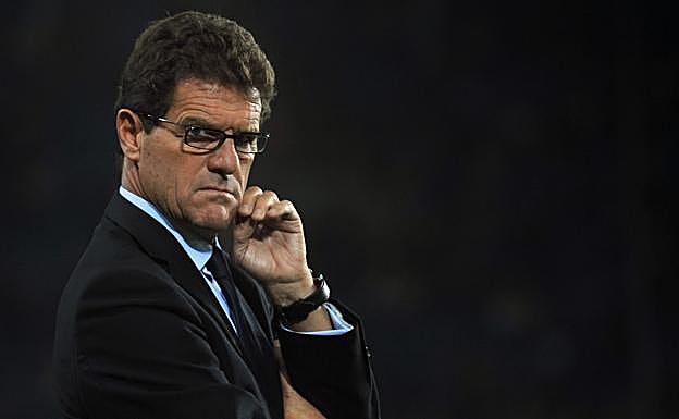 Fabio Capello, durante un partido.