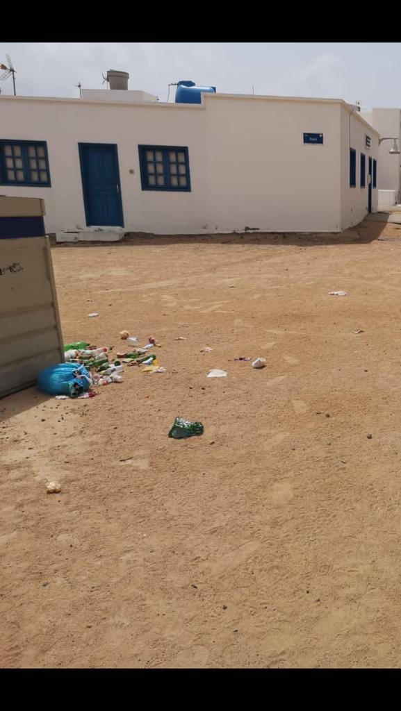 Fotos: Caleta de Sebo se llena de desperdicios