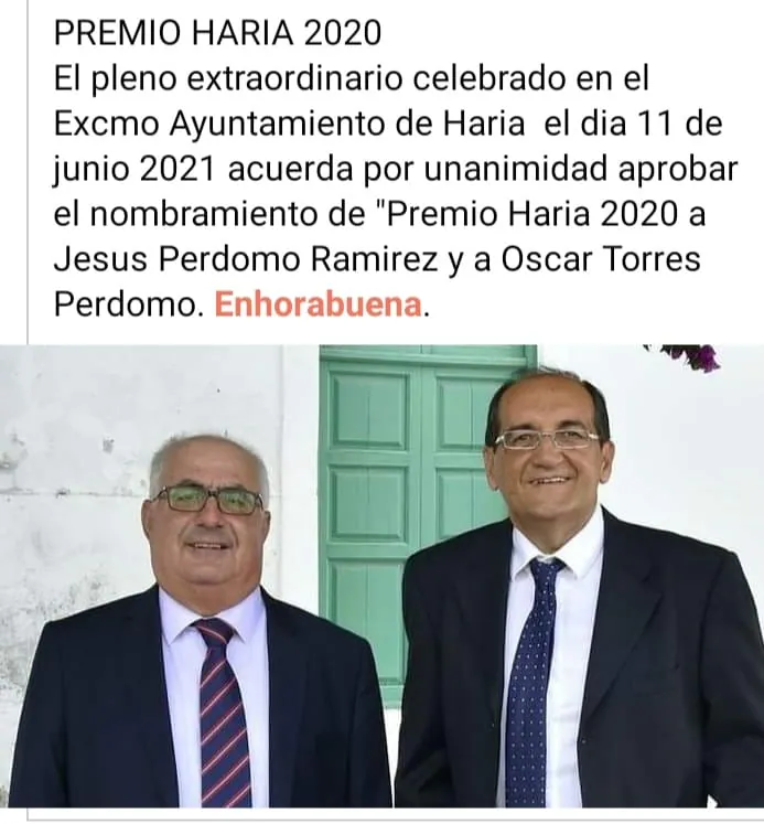 Homenajeados. 