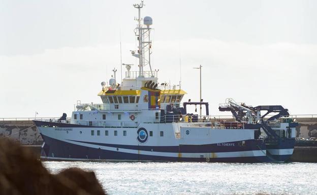 El buque oceanográfico Ángeles Alvariño encargado de la búsqueda 