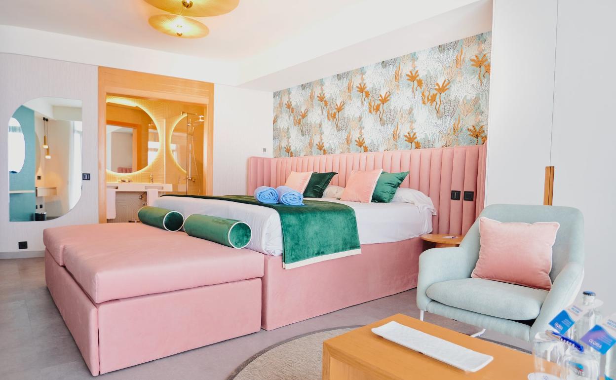 Las nuevas habitaciones del establecimiento de Amadores son espectaculares. 