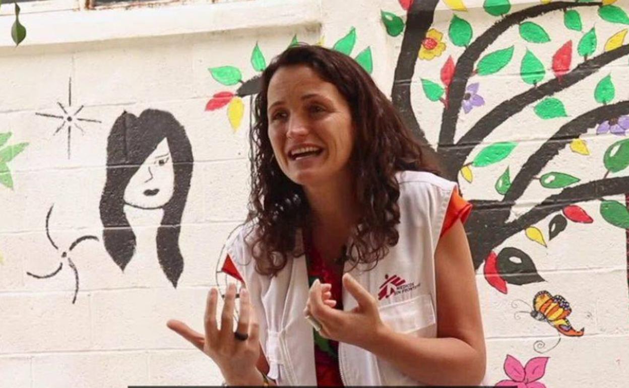 La cooperante asesinada en un vídeo de Médicos Sin Fronteras