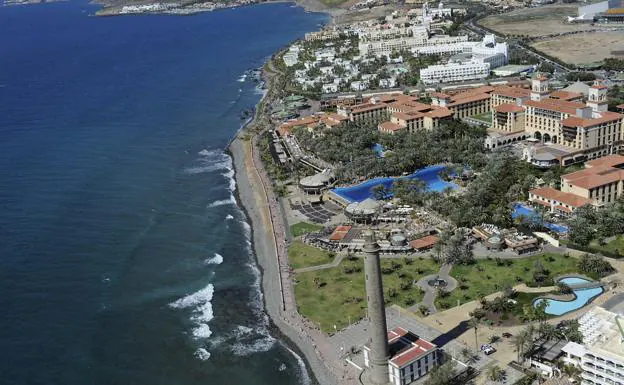 imagen de la zona de Maspalomas, en la isla de Gran Canaria. 