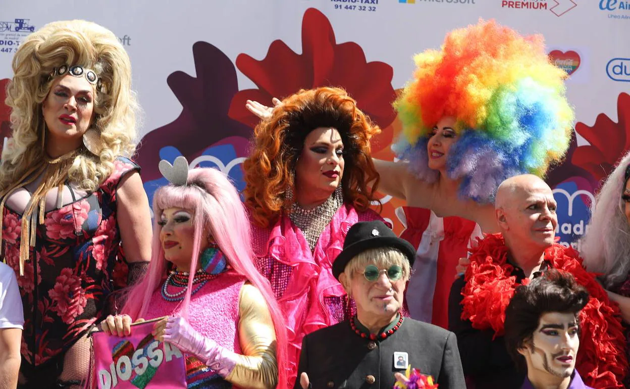 Pregón del Orgullo LGTBI en Madrid. 