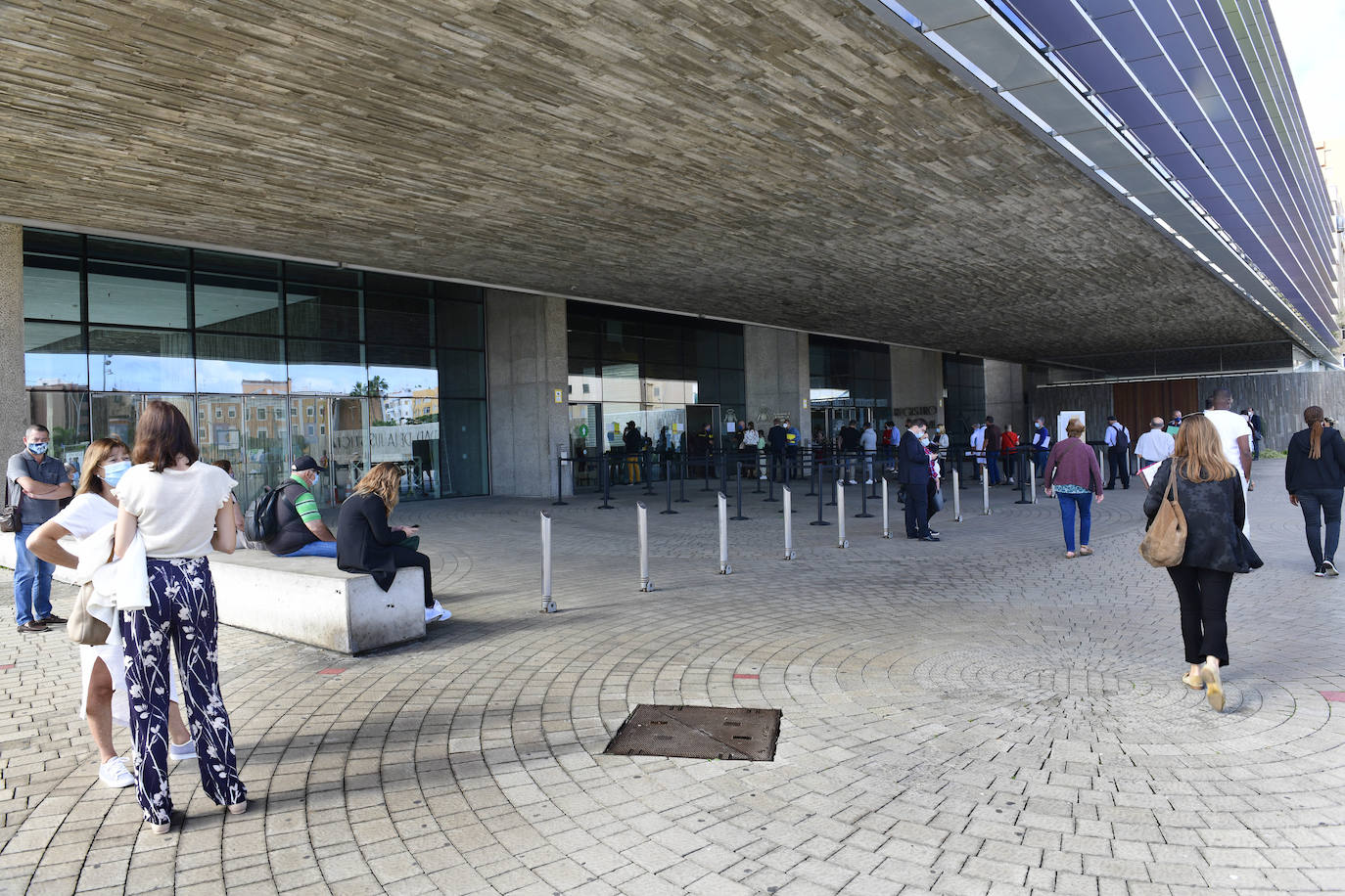 Exteriores del edificio judicial de la capital grancanaria. 
