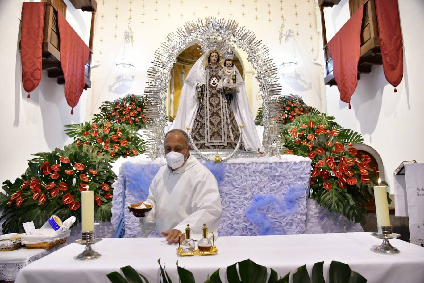 Fotos: Bajada de la Virgen del Carmen en La Isleta