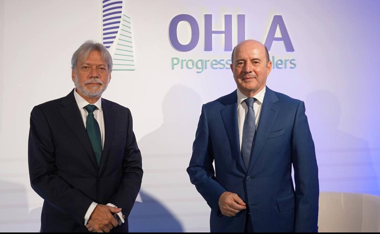 Luis Amodio, presidente de OHLA y José Antonio Fernández Gallar, CEO de la compañía