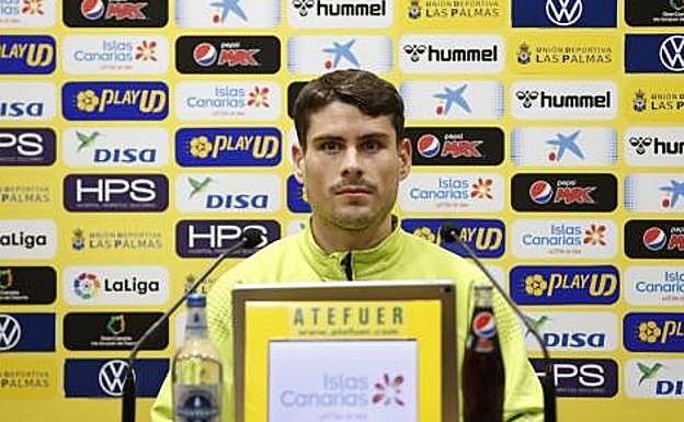 Sergio Ruiz, durante la rueda de prensa de este viernes. 