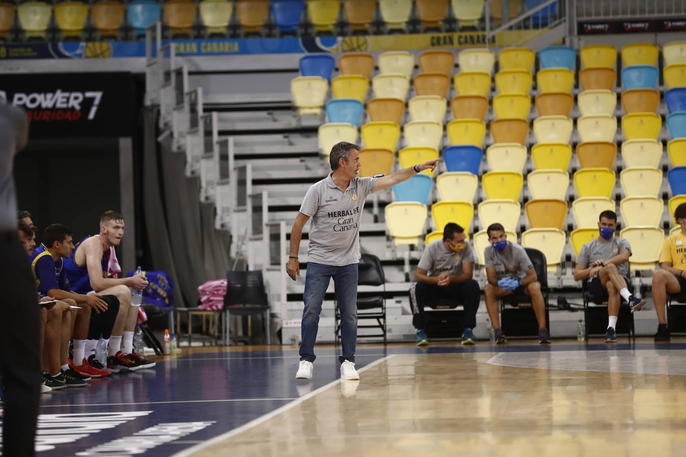 Porfi Fisac, en el Arena. 