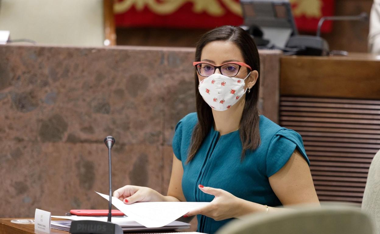 La consejera de Turismo, Yaiza Castilla. 