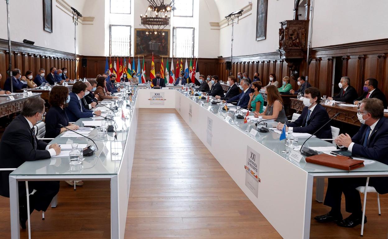 Imagen de la Conferencia de Presidentes que se celebró hace un año en La Rioja. 