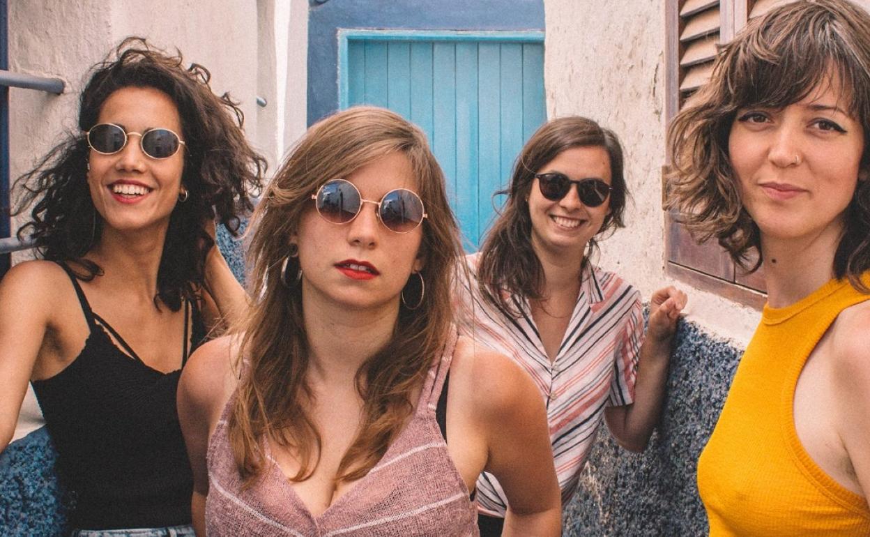 Las integrantes de Flor de Canela. 