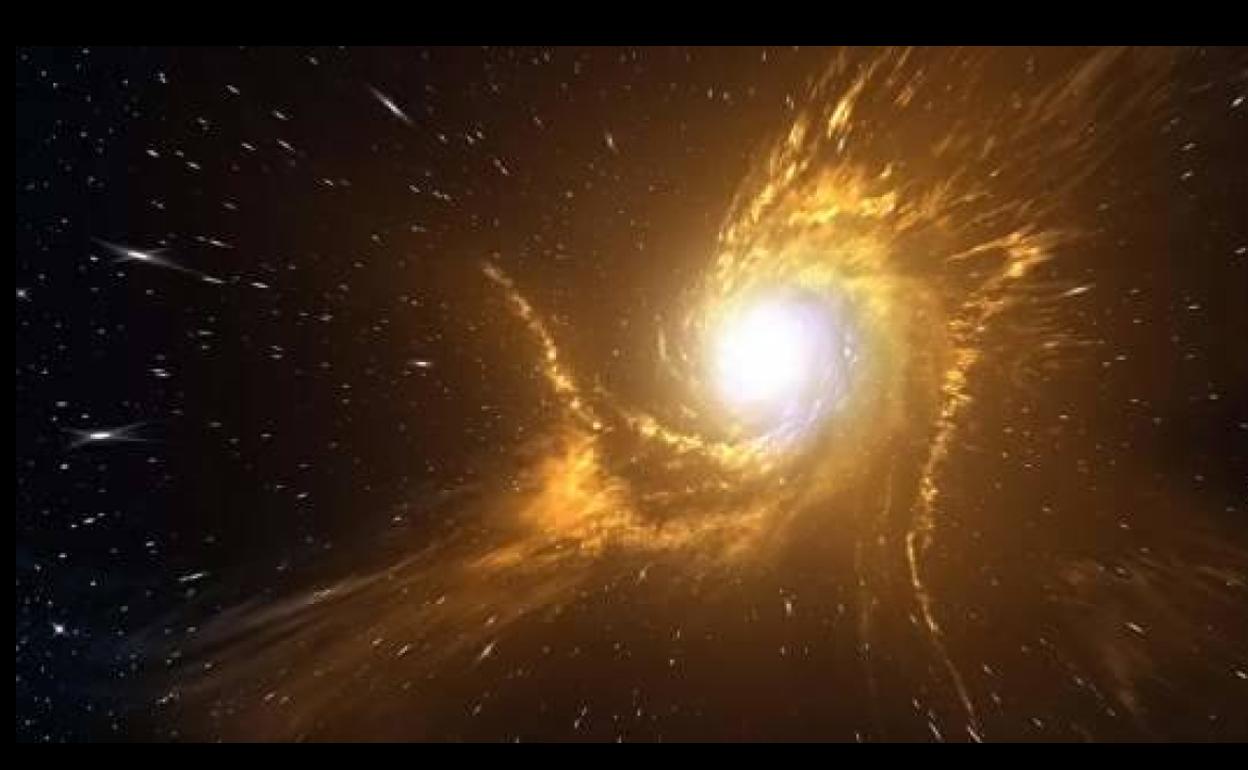 Detectan una estrella masiva que casi no brilló al morir