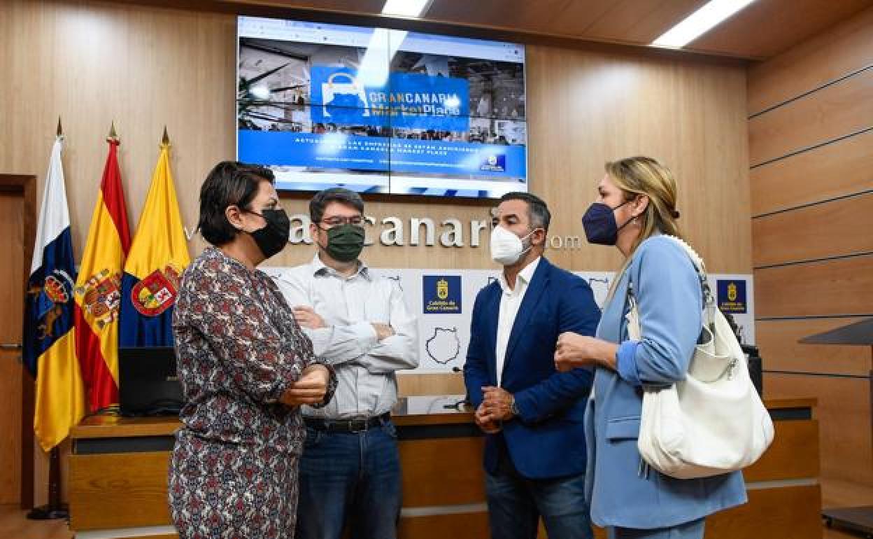 Presentación de la plataforma digital Gran Canaria Market Place el pasado mes de junio. 