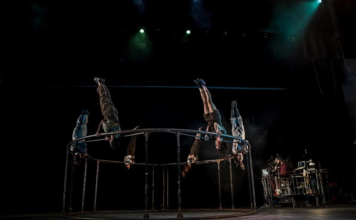 Kanbahiota Troup presentará su espectáculo circense 'La Rueda', en la plaza de Santa Ana, los días 16 y 17 de septiembre. 