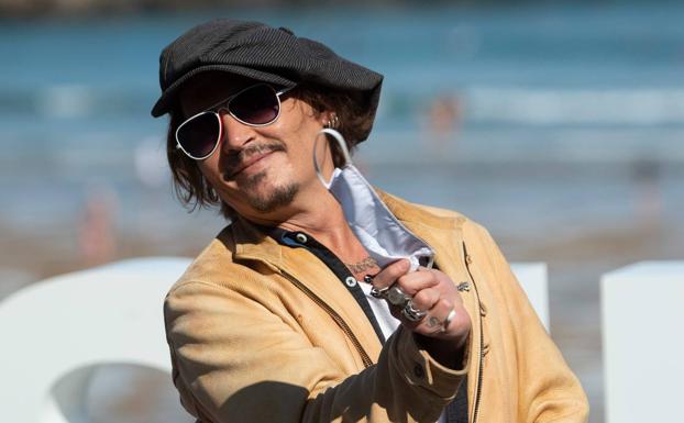 El actor Johnny Depp, el año pasado en San Sebastián.