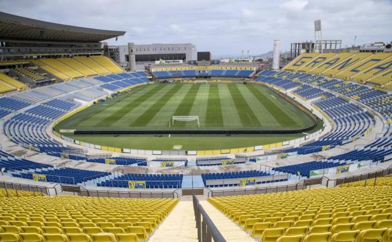 Así lucía el pasado viernes el Estadio de Gran Canaria. 