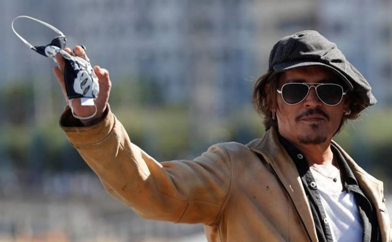 Johnny Depp en el Festival de San Sebastián el año pasado.