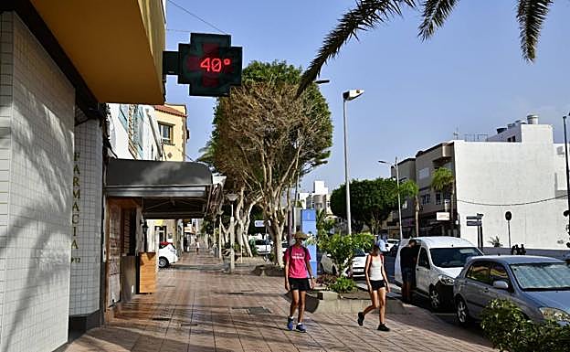 Tasarte alcanza los 44,4 grados de máxima