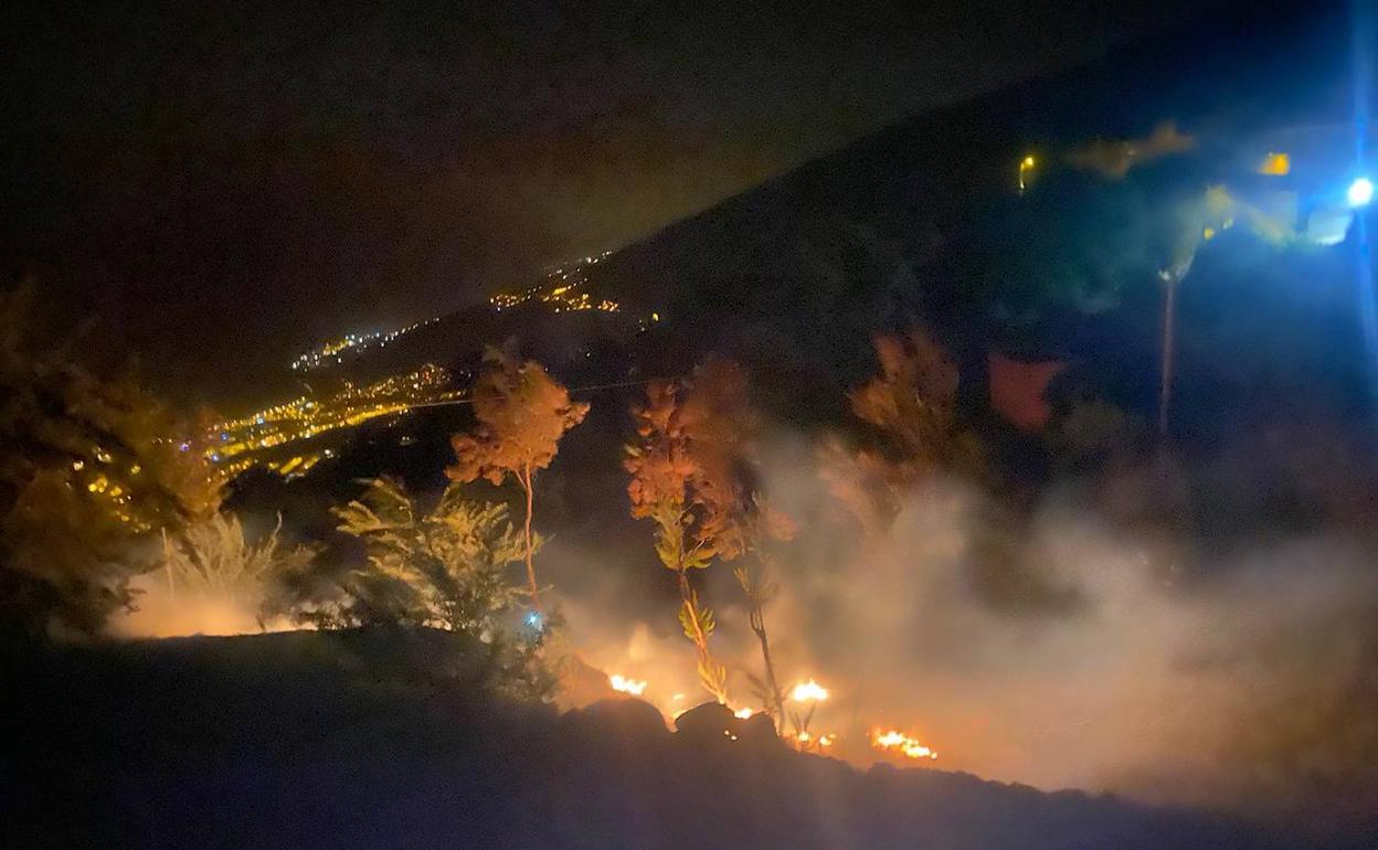 Controlan un conato de incendio en La Orotava