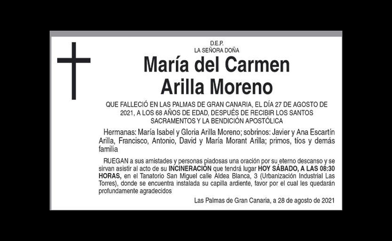 María del Carmen Arilla Moreno