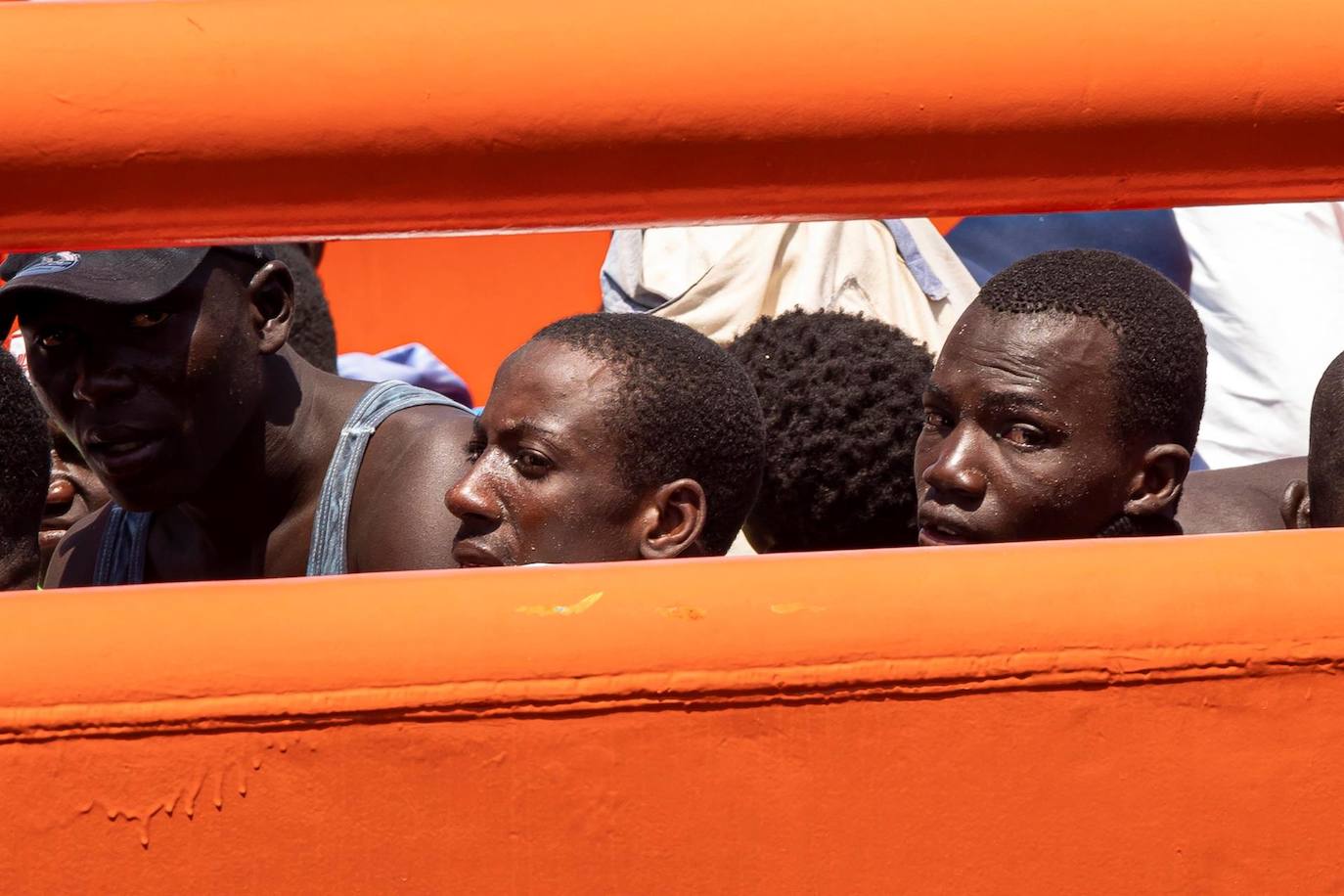 Fotos: Desembarco de inmigrantes en Arguineguín