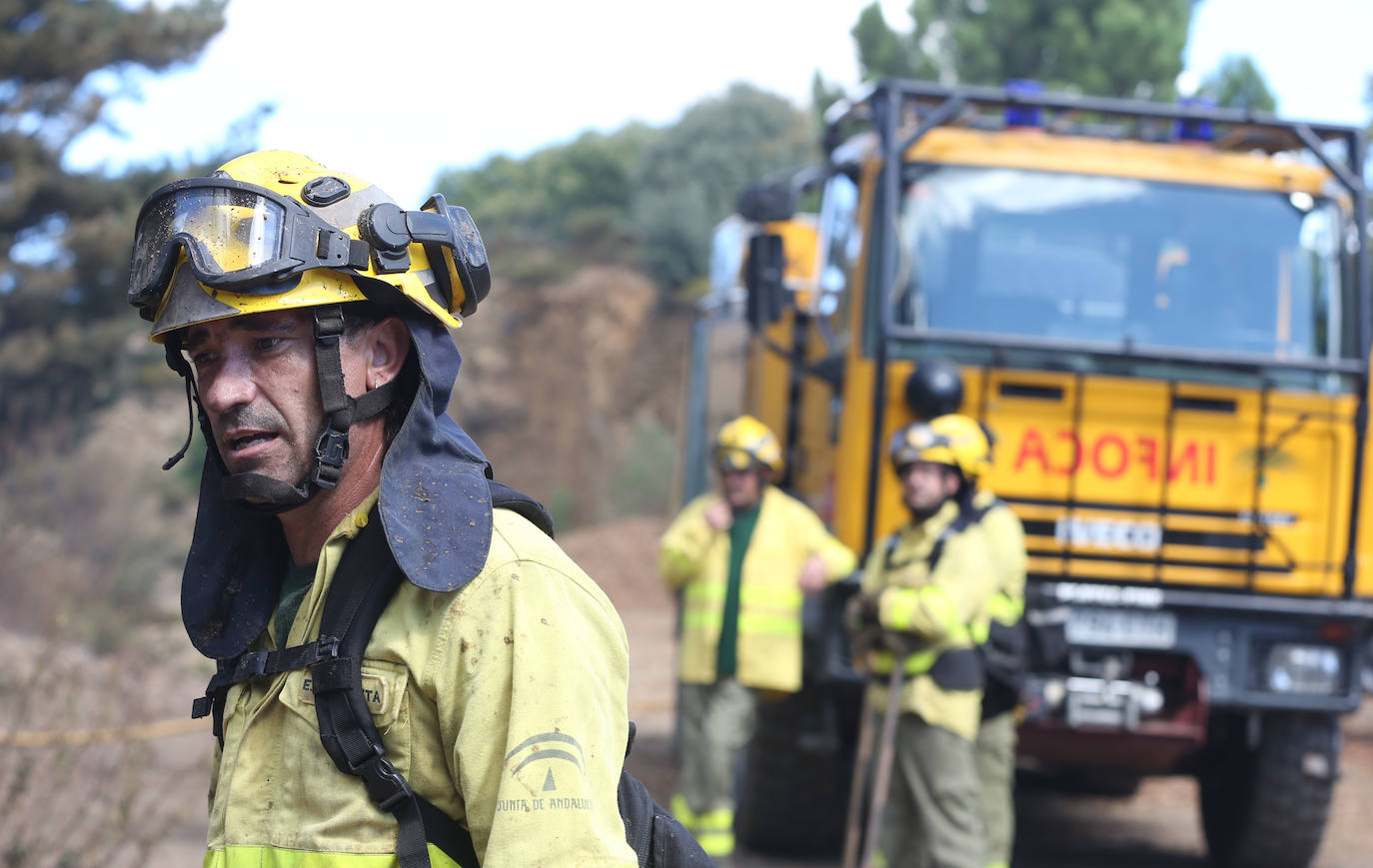 Fotos: Incendio en Sierra Bermeja