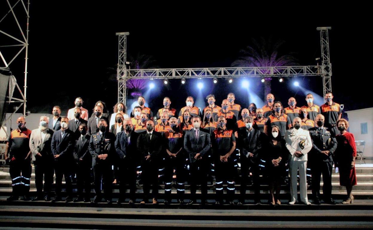 Momento de la entrega.