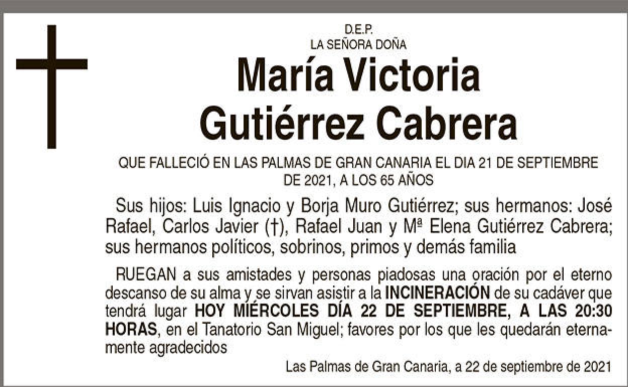 María Victoria Gutiérrez Cabrera