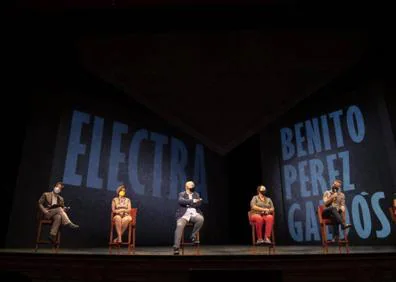 Imagen secundaria 1 - «Electra», un reestreno que revalida su vigencia en el Teatro Pérez Galdós