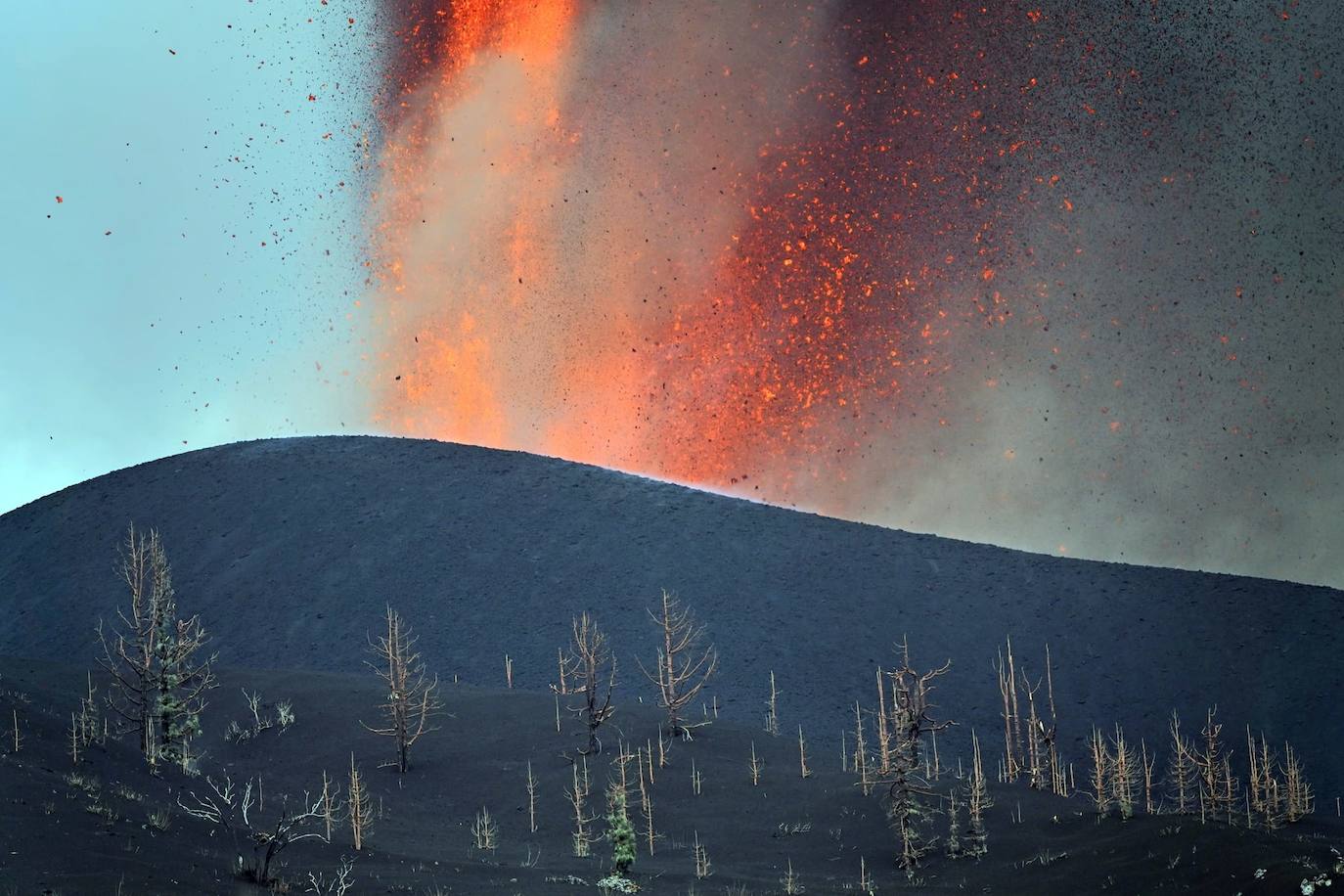 Fotos: El volcán entra en fase explosiva