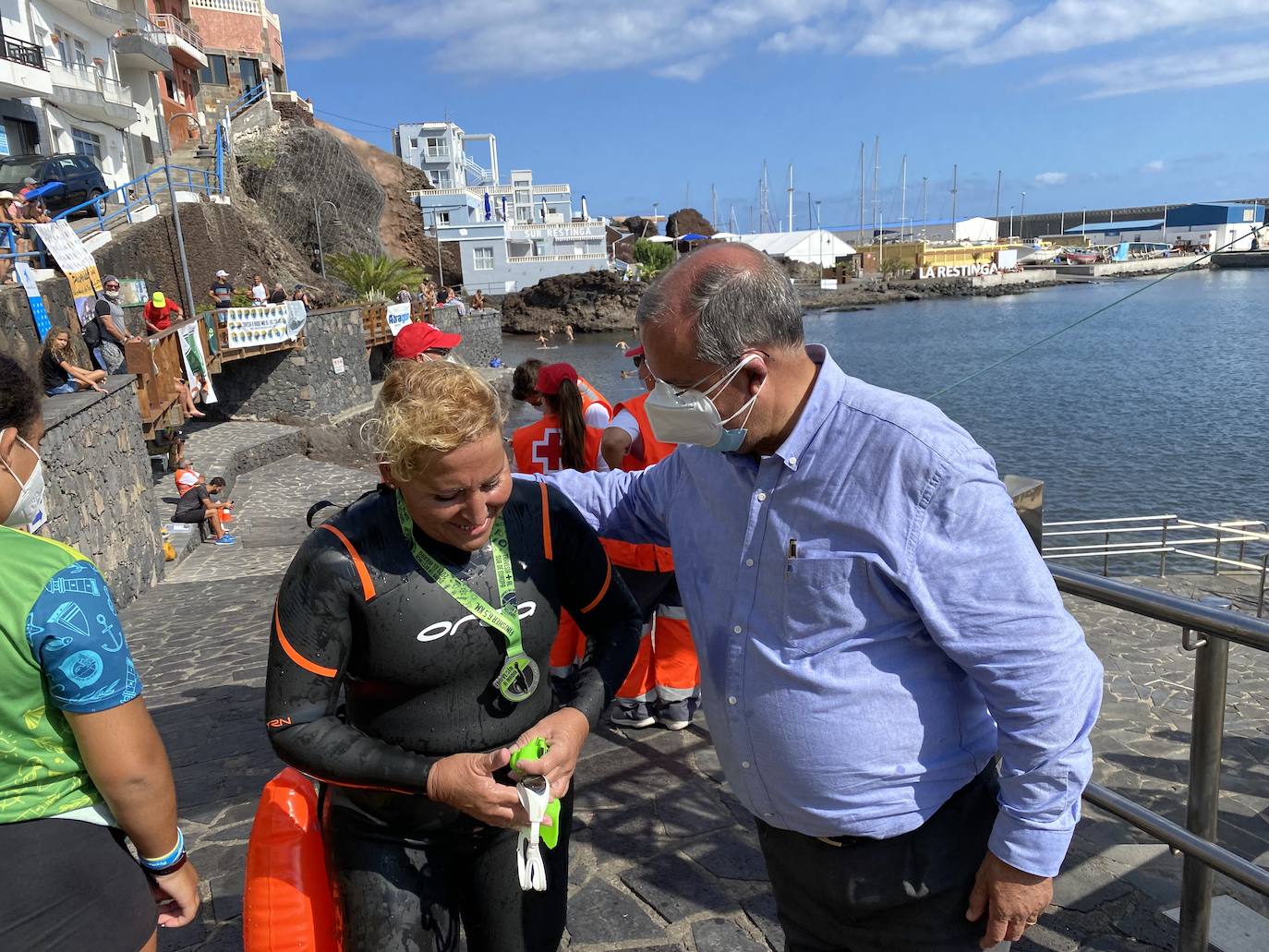 Fotos: Travesía a nado «Mar de las Calmas» en el Hierro