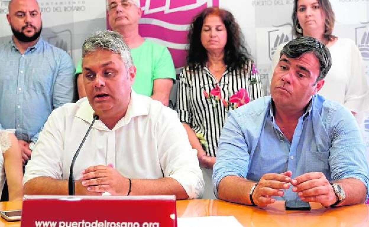 Juan Jiménez y José Juan Herrera Martel. 