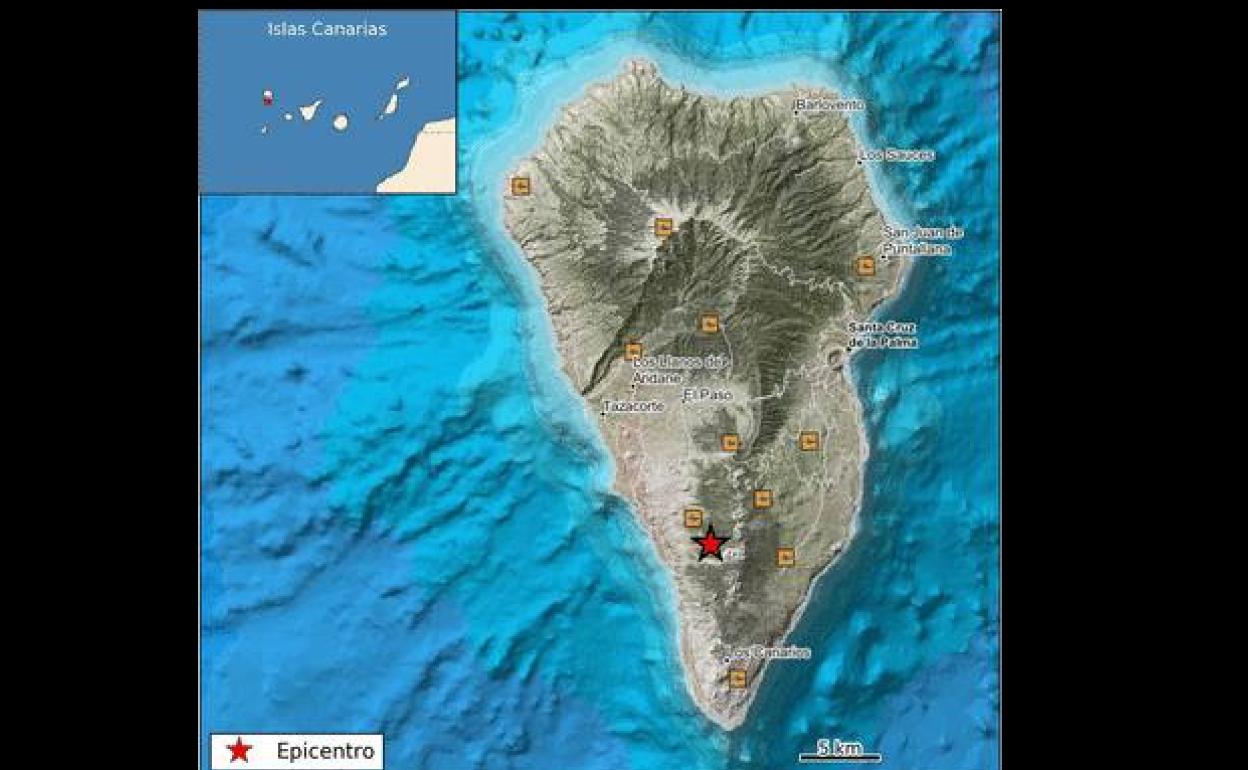 Seísmo de 4 grados en Fuencaliente