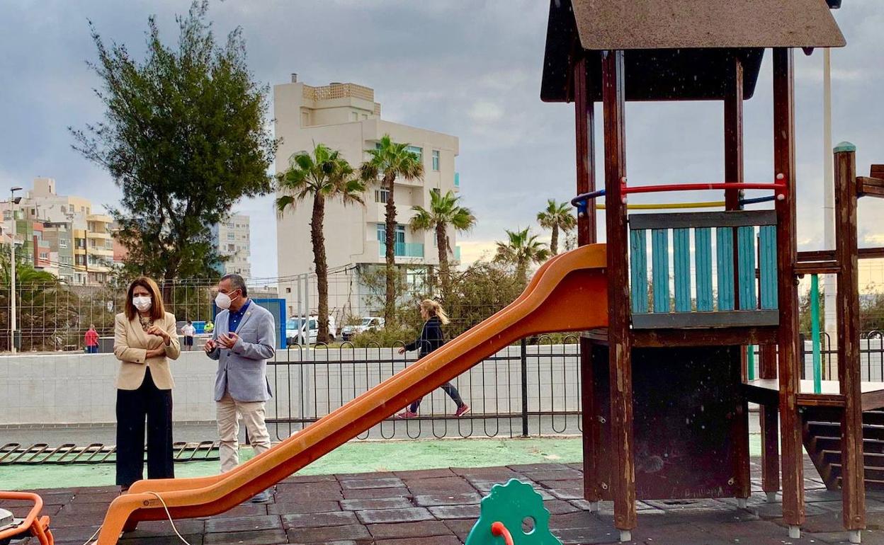 La Garita, punto de partida para la rehabilitación de los parques infantiles