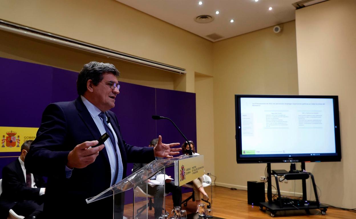 Imagen de archivo del ministro de Migraciones, Inclusión y Seguridad Social, José Luis Escrivá.. 