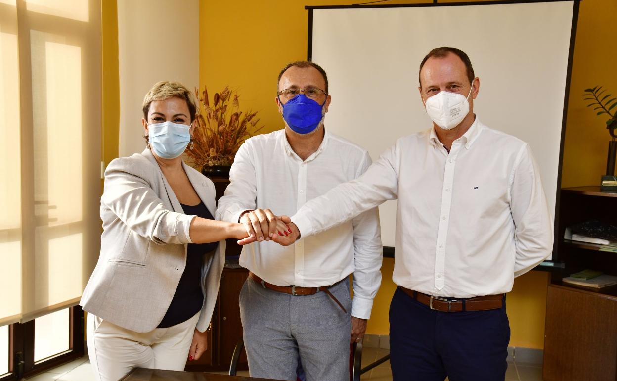 Ana Hernández, Francisco García y Óscar Hernández. 