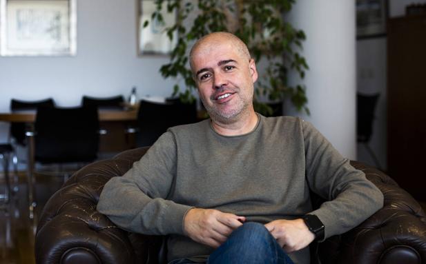 Unai Sordo, en su despacho en la sede de CCOO en Madrid. 