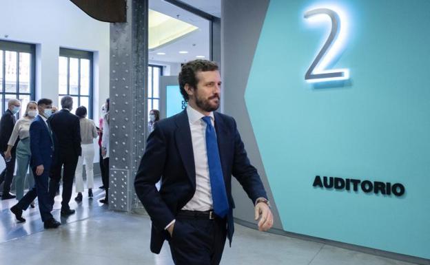 El líder del PP, Pablo Casado. 