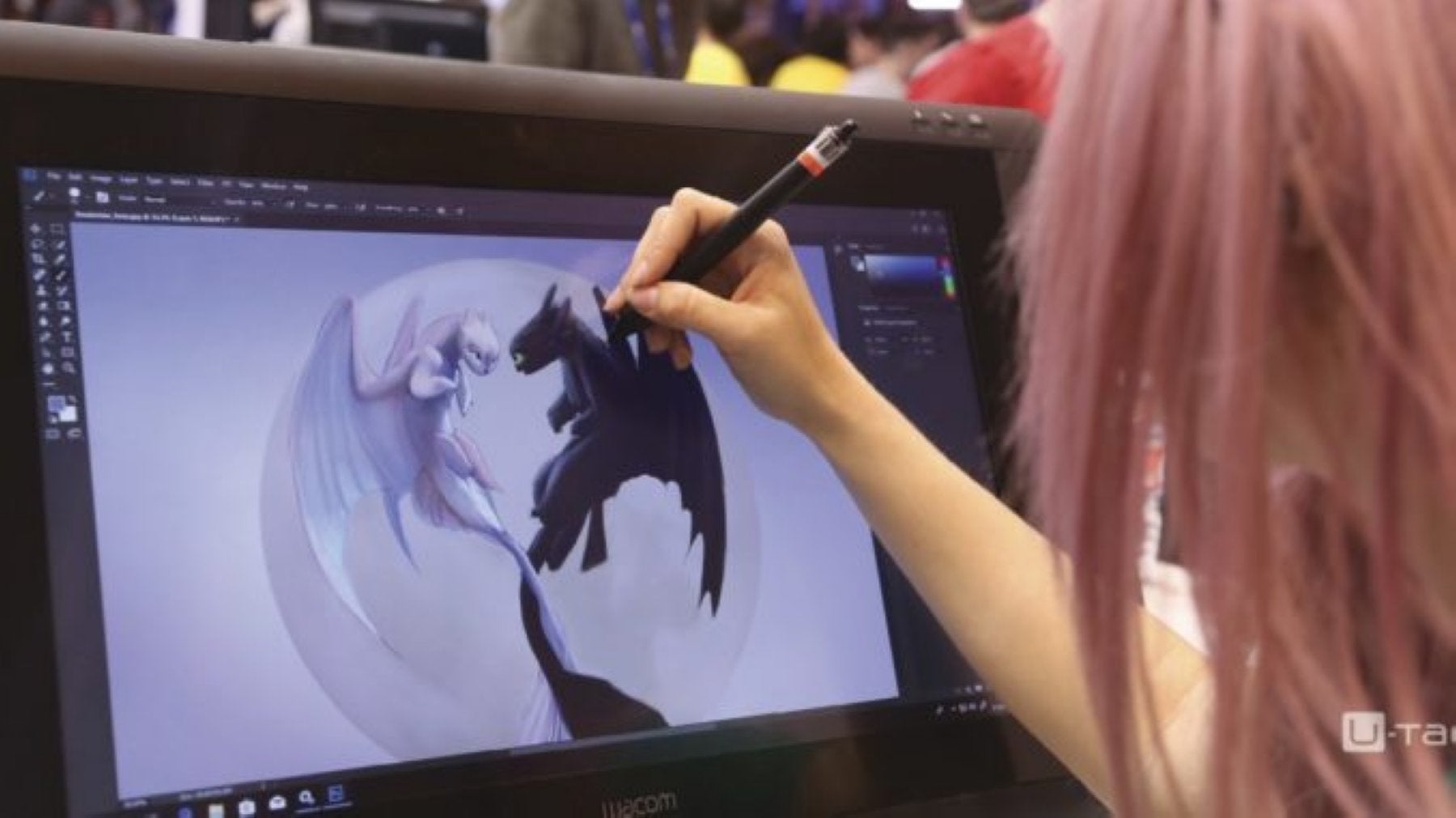 Imagen de archivo de un trabajo de animación. 